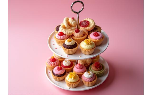 Assortment of mini pastries
