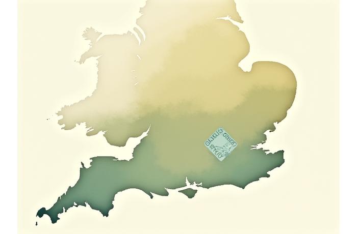 Stylized map of Kent, UK, highlighting Tunbridge Wells and showing delivery routes and zones.